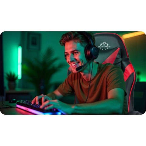 Fotel gamingowy Sofotel Draknor czarno-czerwony