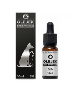 OLEJEK Z KONOPI 5% CBD Sativa Poland | Dla zwierząt