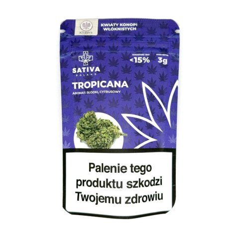 CBD Kwiaty Konopi "TROPICANA" 3 g