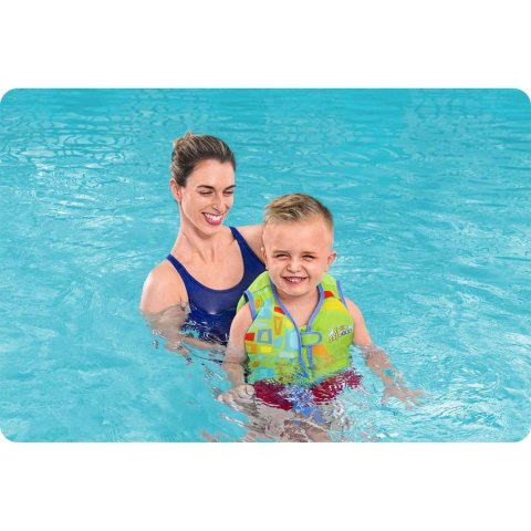 Kamizelka do nauki pływania zielona dla dzieci M/L Bestway 32177