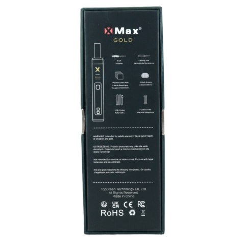 X-MAX V3 Pro Plus GOLD EDITION - Przenośny waporyzator X-MAX V3 Pro Plus GOLD EDITION - Przenośny waporyzator