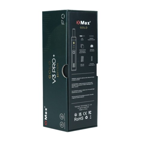 X-MAX V3 Pro Plus GOLD EDITION - Przenośny waporyzator X-MAX V3 Pro Plus GOLD EDITION - Przenośny waporyzator