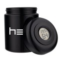 Szklany pojemnik bezzapachowy z higrometrem HERO - 250 ml
