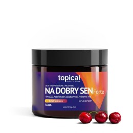 Żelki CBD 450 mg z melatoniną o smaku wiśniowym - Na Dobry Sen FORTE - Topical