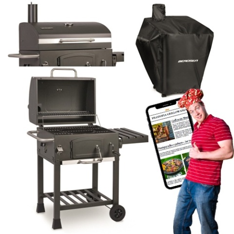 BD-891 Węglowy grill z pokrowcem Berdsen 57×43 cm antracyt + poradnik pdf BD-891 Węglowy grill z pokrowcem Berdsen 57×43 cm antracyt + poradnik pdf
