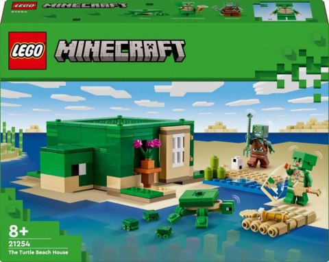 LEGO 21254 MINECRAFT - Domek na plaży żółwi LEGO 21254 MINECRAFT - Domek na plaży żółwi