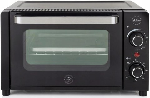 PR120 Mini piekarnik elektryczny Eldom 12L 1050W grill timer inox