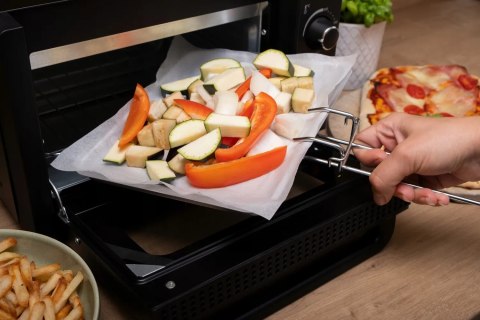 PR120 Mini piekarnik elektryczny Eldom 12L 1050W grill timer inox