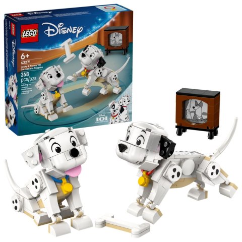LEGO DISNEY 101 dalmatyńczyków - Szczeniaczki Szczęściarz i Penny 43271 LEGO DISNEY 101 dalmatyńczyków - Szczeniaczki Szczęściarz i Penny 43271
