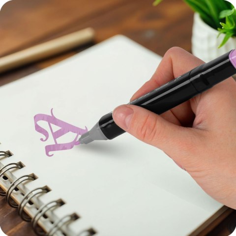 Markery alkoholowe 262 szt NK915 Nukido dwustronne etui dla artystów