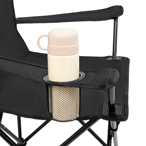 NC3301 KRZESŁO TURYSTYCZNE CZARNE NILS CAMP