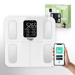 Waga Łazienkowa Analityczna 16 Parametrów Apple Health, Google Fit, IF1320B