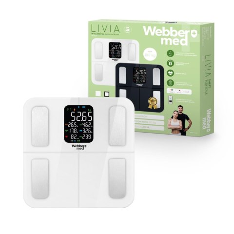 Waga Łazienkowa Analityczna 16 Parametrów Apple Health, Google Fit, IF1320B Waga Łazienkowa Analityczna 16 Parametrów Apple Health, Google Fit, IF1320B