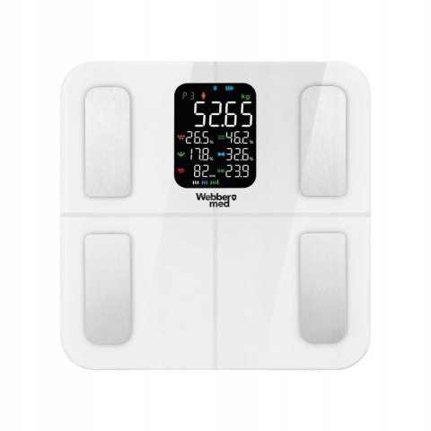 Waga Łazienkowa Analityczna 16 Parametrów Apple Health, Google Fit, IF1320B Waga Łazienkowa Analityczna 16 Parametrów Apple Health, Google Fit, IF1320B