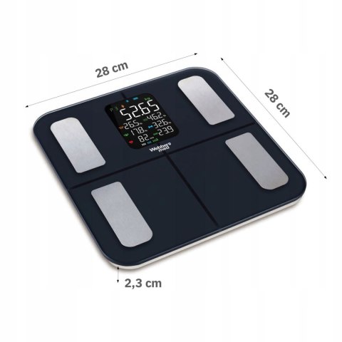 Waga Łazienkowa Analityczna 16 Parametrów Apple Health, Google Fit, IF1320C Waga Łazienkowa Analityczna 16 Parametrów Apple Health, Google Fit, IF1320C