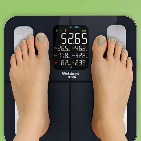 Waga Łazienkowa Analityczna 16 Parametrów Apple Health, Google Fit, IF1320C Waga Łazienkowa Analityczna 16 Parametrów Apple Health, Google Fit, IF1320C