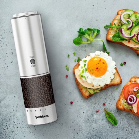 MŁYNEK DO PIEPRZU I SOLI ELEKTRYCZNY AKUMULATOROWY USB MŁYNEK DO SOLI