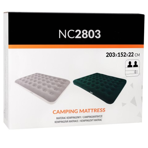 NC2803 Materac kempingowy 203x152x22 cm NILS CAMP beżowy 2-osobowy NC2803 Materac kempingowy 203x152x22 cm NILS CAMP beżowy 2-osobowy