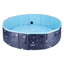 NC2805 Basen dla psa składany XL 120x30 cm NILS CAMP ogrodowy