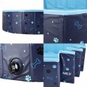 NC2805 Basen dla psa składany XL 120x30 cm NILS CAMP ogrodowy