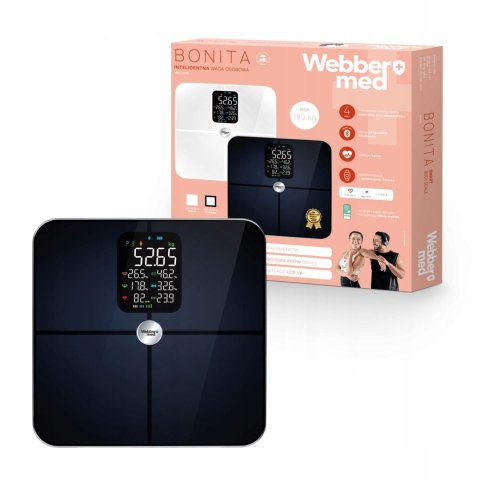Waga Łazienkowa Analityczna 16 Parametrów Apple Health, Google Fit, IF1321C Waga Łazienkowa Analityczna 16 Parametrów Apple Health, Google Fit, IF1321C
