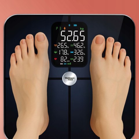 Waga Łazienkowa Analityczna 16 Parametrów Apple Health, Google Fit, IF1321C Waga Łazienkowa Analityczna 16 Parametrów Apple Health, Google Fit, IF1321C