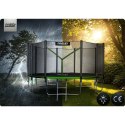 Trampolina ogrodowa 12ft/374cm z siatką zewnętrzną i drabinką Neo-Sport