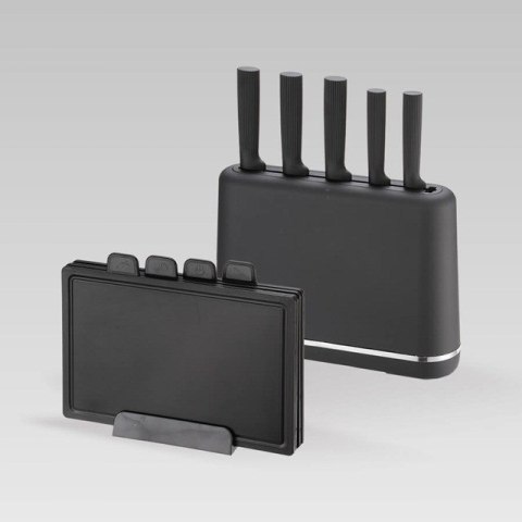 Zestaw noży i desek MR-1412-BLACK MAESTRO
