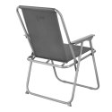 NC3503 KRZESŁO KEMPINGOWE SKŁADANE SZARE NILS CAMP