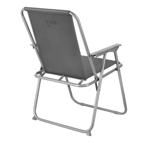 NC3503 KRZESŁO KEMPINGOWE SKŁADANE SZARE NILS CAMP