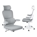 Fotel biurowy Sofotel Formax szary ergonomiczny mikrosiatka 120kg
