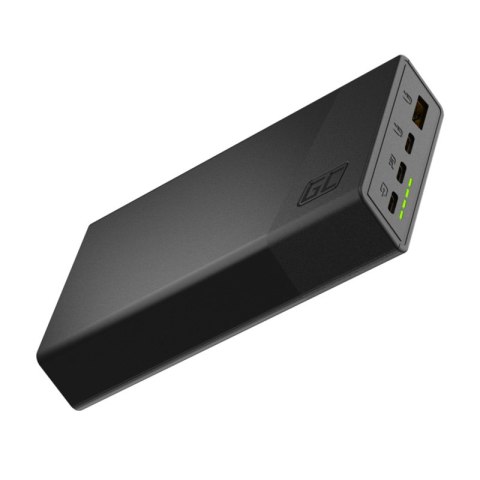 Green Cell PowerPlay20s - Power Bank 20000 mAh z szybkim ładowaniem USB-A QuickCharge 3.0 oraz 2x USB-C Power Delivery 22.5W (cz Green Cell PowerPlay20s - Power Bank 20000 mAh z szybkim ładowaniem USB-A QuickCharge 3.0 oraz 2x USB-C Power Delivery 22.5W (cz