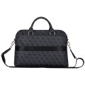 Guess 4G Zipper Pocket Triangle Logo - Torba na notebooka 15" (czarny)