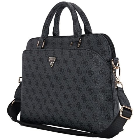 Guess 4G Zipper Pocket Triangle Logo - Torba na notebooka 15" (czarny) Guess 4G Zipper Pocket Triangle Logo - Torba na notebooka 15" (czarny)