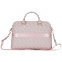 Guess 4G Zipper Pocket Triangle Logo - Torba na notebooka 15" (różowy)