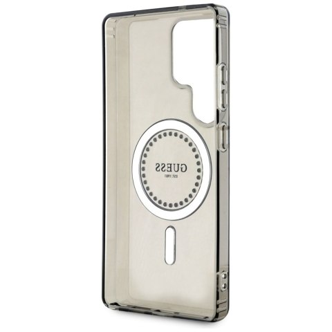 Guess Rhinestones Printed Classic Logo MagSafe - Etui do Samsung Galaxy S25 Ultra (czarny) Guess Rhinestones Printed Classic Logo MagSafe - Etui do Samsung Galaxy S25 Ultra (czarny)