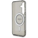 Guess Rhinestones Printed Classic Logo MagSafe - Etui do Samsung Galaxy S25 (czarny)