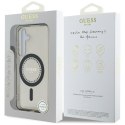 Guess Rhinestones Printed Classic Logo MagSafe - Etui do Samsung Galaxy S25 (czarny)