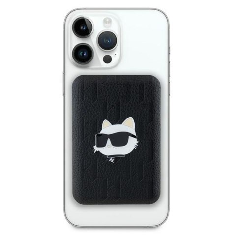 Karl Lagerfeld Choupette Head Pin MagSafe - Power Bank indukcyjny 5000 mAh 15W (czarny) Karl Lagerfeld Choupette Head Pin MagSafe - Power Bank indukcyjny 5000 mAh 15W (czarny)