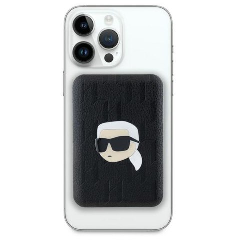 Karl Lagerfeld Karl Head Pin MagSafe - Power Bank indukcyjny 5000 mAh 15W (czarny) Karl Lagerfeld Karl Head Pin MagSafe - Power Bank indukcyjny 5000 mAh 15W (czarny)