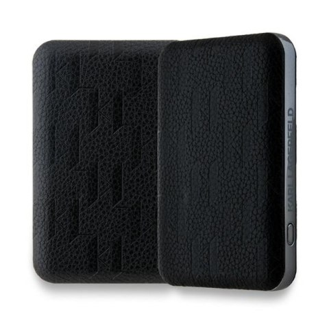 Karl Lagerfeld Karl Head Pin MagSafe - Power Bank indukcyjny 5000 mAh 15W (czarny) Karl Lagerfeld Karl Head Pin MagSafe - Power Bank indukcyjny 5000 mAh 15W (czarny)