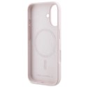 Karl Lagerfeld Silicone Karl & Choupette Ring MagSafe - Etui iPhone 16 Plus (różowy)