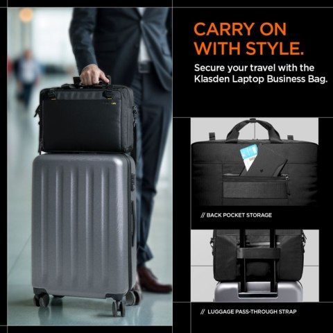 Spigen KD300 Klasden Laptop Bag - Torba na notebooka 16" (Czarny) Spigen KD300 Klasden Laptop Bag - Torba na notebooka 16" (Czarny)