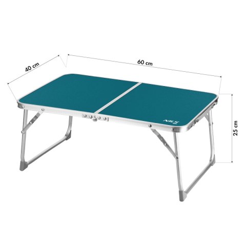 NC3402 STÓŁ TURYSTYCZNY SKŁADANY NISKI NIEBIESKI NILS CAMP