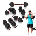 SGN140 Zestaw ciężarów 40 kg HMS 6w1 gryfy hantle kettlebell sztanga