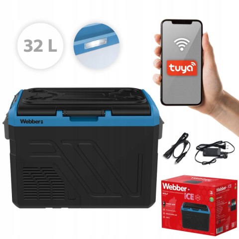 LODÓWKA KOMPRESOROWA ZAMRAŻARKA TURYSTYCZNA SAMOCHODOWA 12V/230V 32L SMART LODÓWKA KOMPRESOROWA ZAMRAŻARKA TURYSTYCZNA SAMOCHODOWA 12V/230V 32L SMART