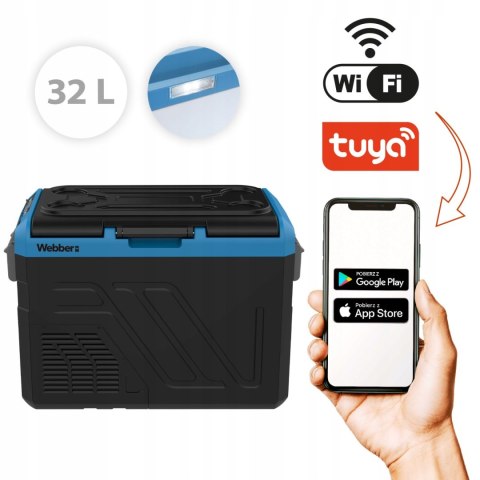LODÓWKA KOMPRESOROWA ZAMRAŻARKA TURYSTYCZNA SAMOCHODOWA 12V/230V 32L SMART LODÓWKA KOMPRESOROWA ZAMRAŻARKA TURYSTYCZNA SAMOCHODOWA 12V/230V 32L SMART