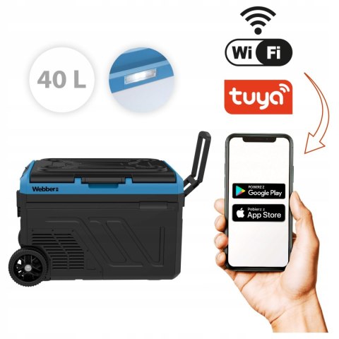 LODÓWKA KOMPRESOROWA ZAMRAŻARKA TURYSTYCZNA SAMOCHODOWA 12V/230V 40L SMART LODÓWKA KOMPRESOROWA ZAMRAŻARKA TURYSTYCZNA SAMOCHODOWA 12V/230V 40L SMART