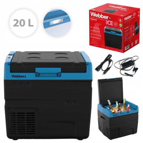MOCNA LODÓWKA KOMPRESOROWA ZAMRAŻARKA TURYSTYCZNA SAMOCHODOWA 12V/230V 20L MOCNA LODÓWKA KOMPRESOROWA ZAMRAŻARKA TURYSTYCZNA SAMOCHODOWA 12V/230V 20L