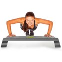 AS005 Step do aerobiku HMS szaro-czarny 3 poziomy 200 kg fitness